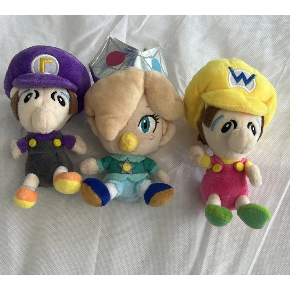 Super Mario Bros Baby Wario Waluigi Rosalina Plush 6